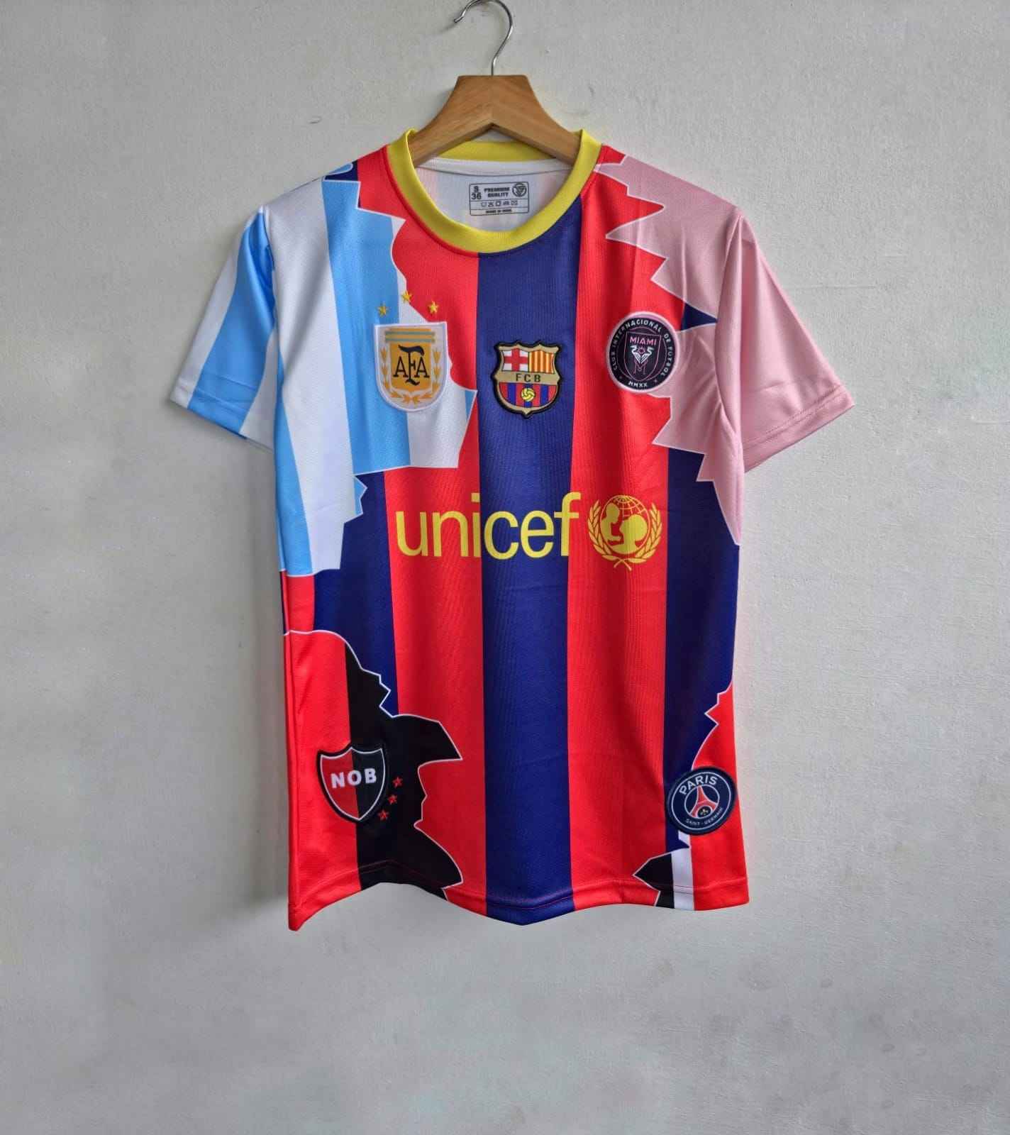 Limited edition messi all tribut half sleeves