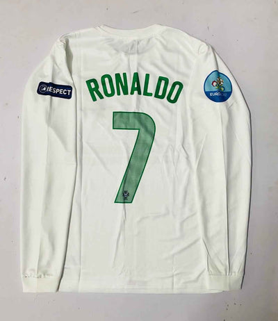 Portugal away Ronaldo full sleeves kit
